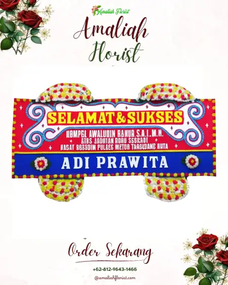 Papan Bunga Ucapan Selamat Tumbak Ulas